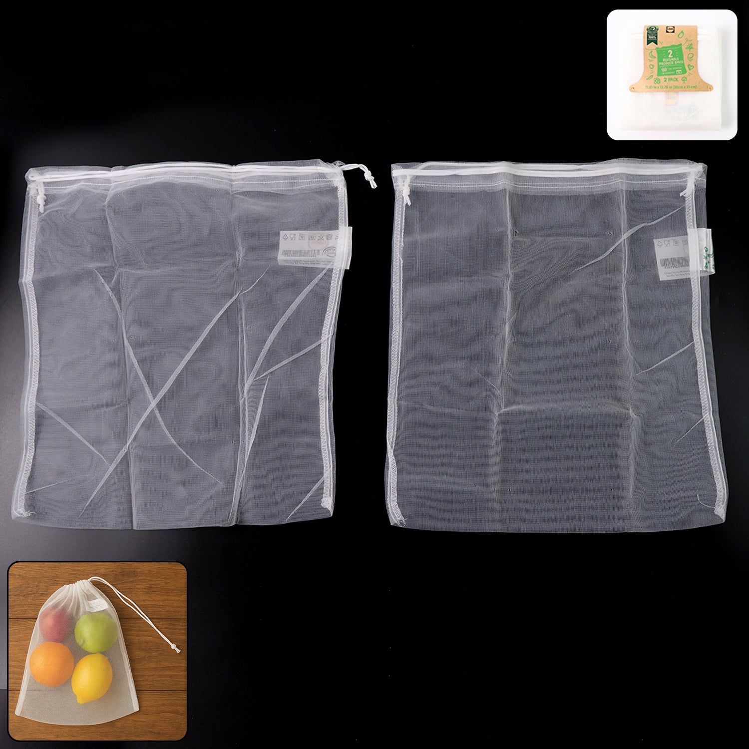 Reusable Mesh Produce Bags Reusable Mesh Produce Bags